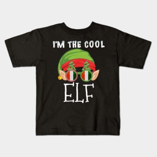 Christmas  I'm The Cool Ivorian Elf - Gift for Ivorian From Ivory Coast Kids T-Shirt